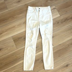 White Super Strech Jeans